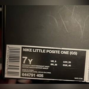 Nike little posite one